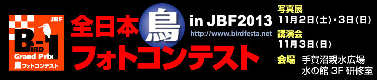 JBF全日本鳥フォトコンテスト2013