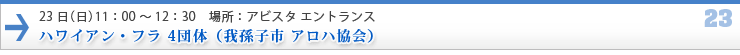 ハワイアン・フラ 4団体(我孫子市 アロハ協会)